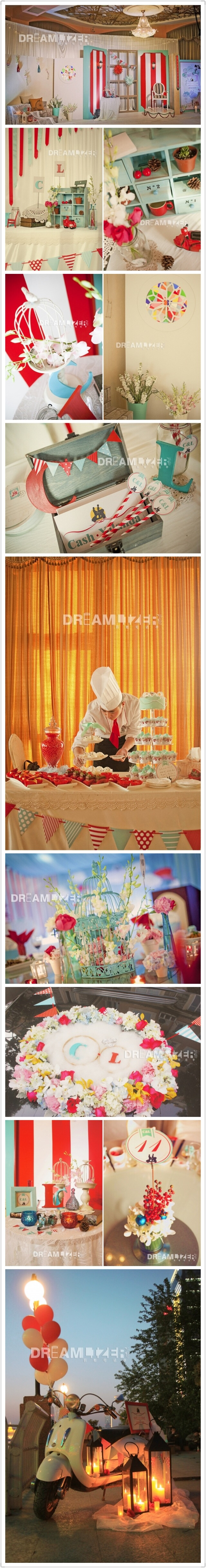 第23个婚礼：『浪漫假期』主题婚礼 收藏与你看过的每一处风景，将和暖阳光奏成一章轻松惬意的初夏小步舞曲~