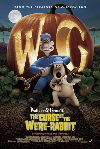 [灰]。超级无敌掌门狗：人兔的诅咒 Wallace &amp; Gromit: The Curse of the Were-Rabbit - 无敌掌门狗是粘土动画系列的经典系列啦~目前只看了兔人和面包 -v- 希望有机会陆陆续续能看完