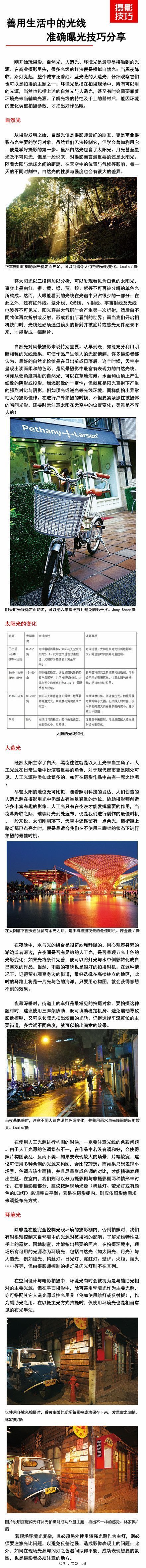 善用生活中的光线——准确曝光技巧分享