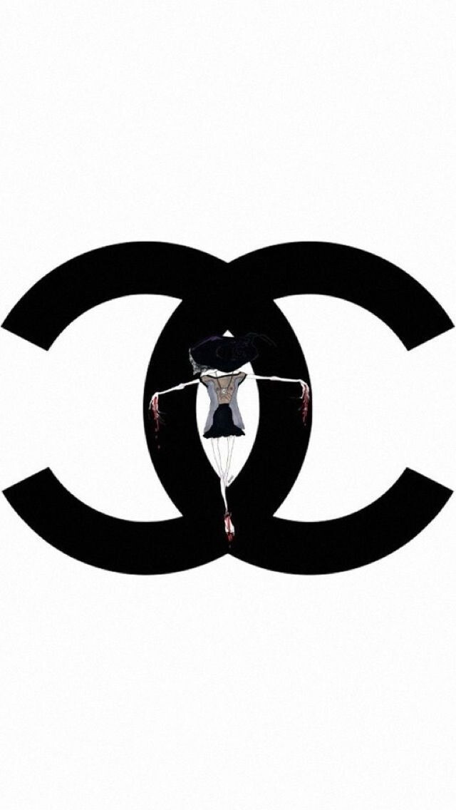 iphone壁纸iphone5壁纸黑白香奈儿标志