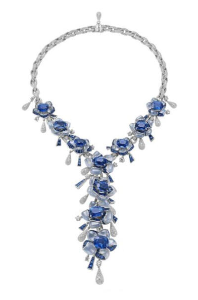 东京顶级珠宝展精品10颗共重55.79克拉的顶级枕型切割蓝宝石