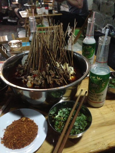 黑暗料理冷锅串串 in成都