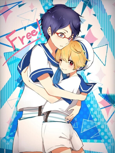 「Free！」『男子基泳部』 好有愛！小憐和渚 這一對兒太有愛了QWQ