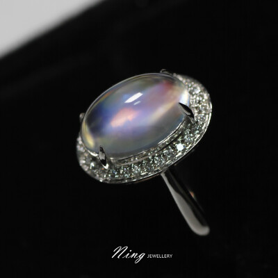 Ning Jewellery{黑暗中的舞者}18K镶钻戒指