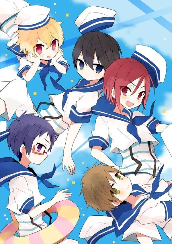 「Free！」男子基泳部 萌到了萌到了！