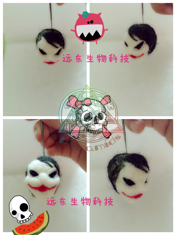 【生物】 毛毡 戳戳乐 蝙蝠侠 joker 手工制作 http://panda-job.taobao.com/