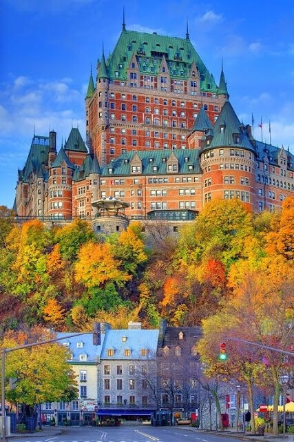 加拿大魁北克市的秋天