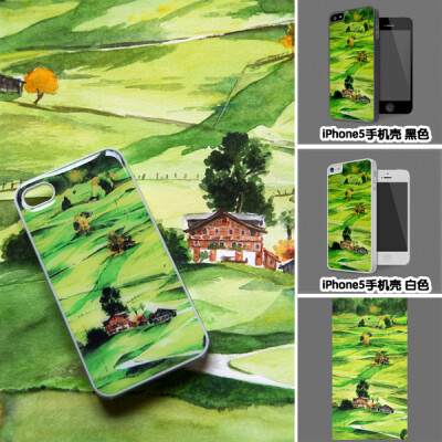 专用环保PC材料，iPhone4/4S/5手机壳，图案为本人水彩画作品， 购买地址：http://fanfandiy.taobao.com/