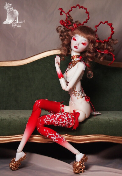 38cm Resin AEdoll (one of a kind) `Red Jenny` For the Jenny Fax event in Isetan Tokyo.