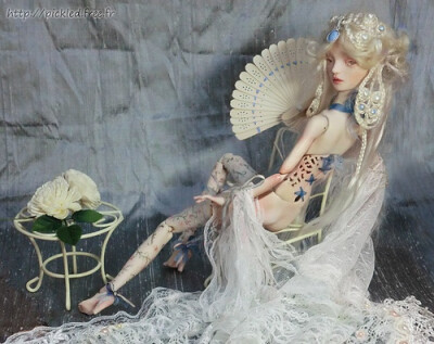 `Cameo`, fine porcelain ball jointed doll by marmite-sue.