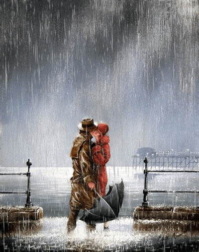 Painting By Jeff Rowland ♰" 风雨无阻"