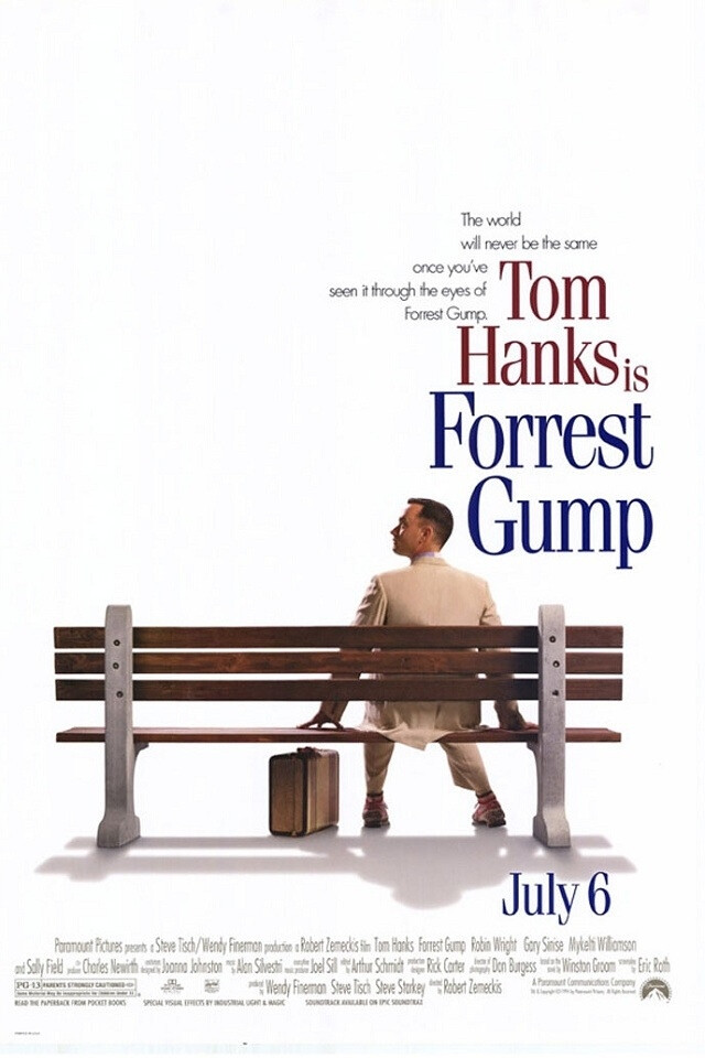 Forrest Gump - 《阿甘正传》电影海报
