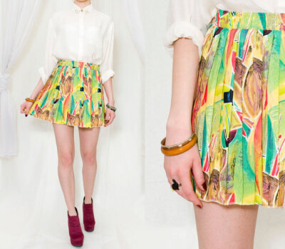 丛林印花裙 貌美型好 http://www.etsy.com/listing/161744870/jungle-print-skirt-revintage-pleated?campaign_label=etsy_fashion&amp;email_sent=1378404061&amp;eeaid=5597228173&amp;x_eaid=5bcff9d2d2