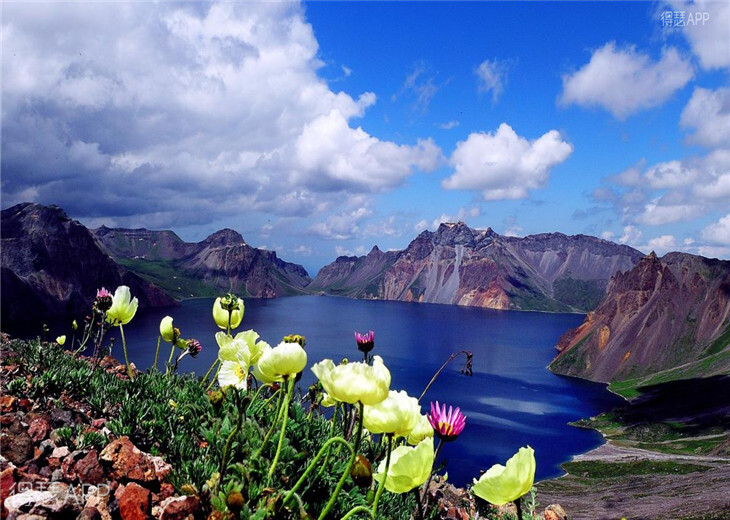 6.长白山：东北屋脊 主峰长白山是一座休眠期的活火山，因此形成的独特的地貌景观神奇秀丽、巍峨壮观、原始自然，风光无限！山颠有一由火山喷发形成的高山湖――天池，在群山环抱之中，成为松花江的源头。