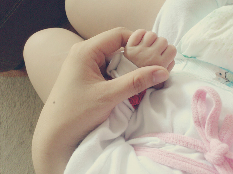 kid's little finger~