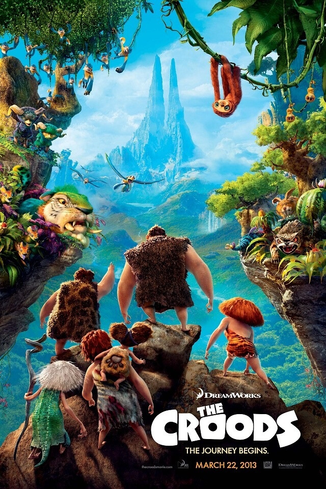 The Croods - 《疯狂原始人》电影海报