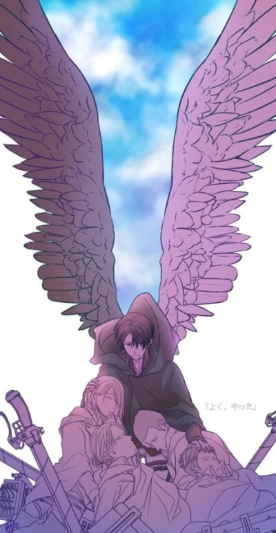 「进击的巨人」『進撃の巨人』虐点百分百...利威尔班 自由之翼 为人类荣光而牺牲！