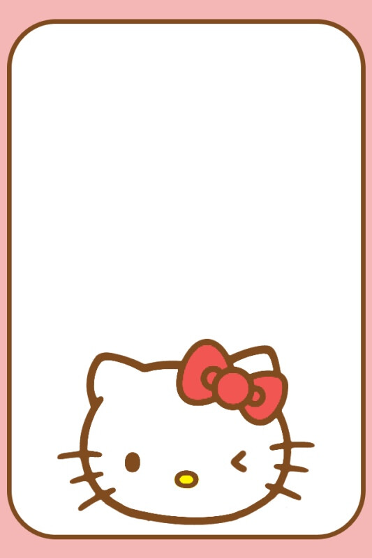 (=^.^=)蜜思晶⊙ iphone4s.iphone5壁纸合集 HelloKitty壁纸套图