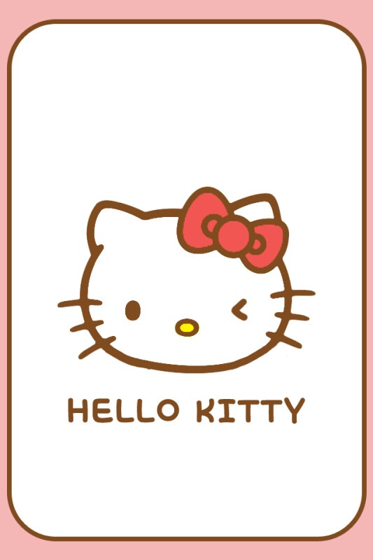 (=^.^=)蜜思晶⊙ iphone4s.iphone5壁纸合集 HelloKitty壁纸套图