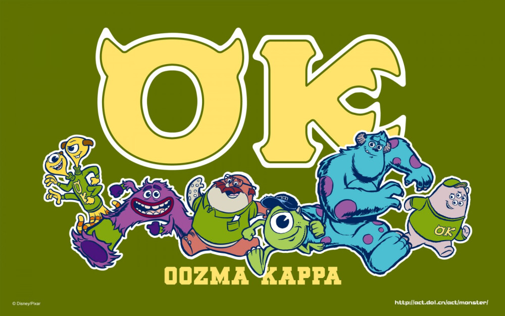 怪兽大学壁纸,ok会
