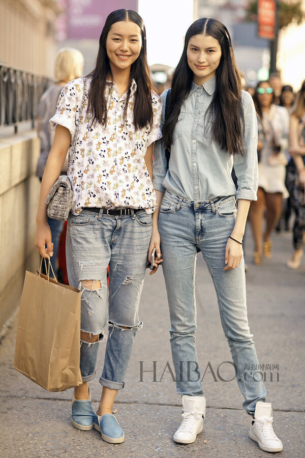 刘雯 (Liu Wen) 和何穗 (Sui He)