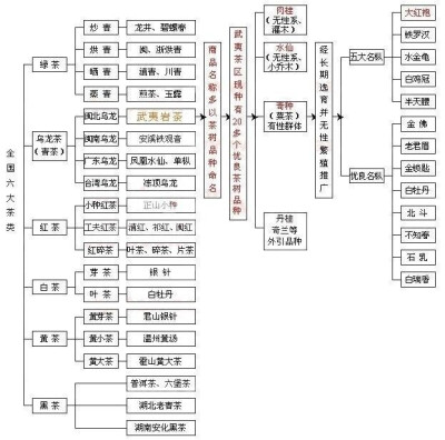 中国茶的分类，即使你不爱喝茶，也应该懂得一些茶叶的知识~