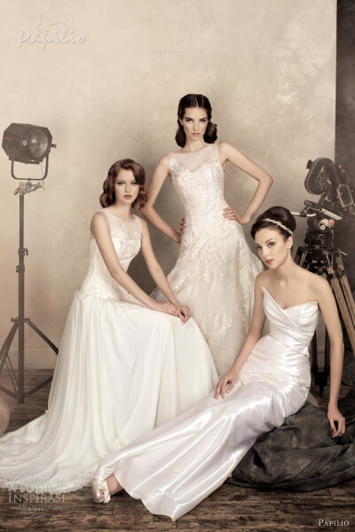 法国 Papilio 服装品牌2013新款婚纱系列