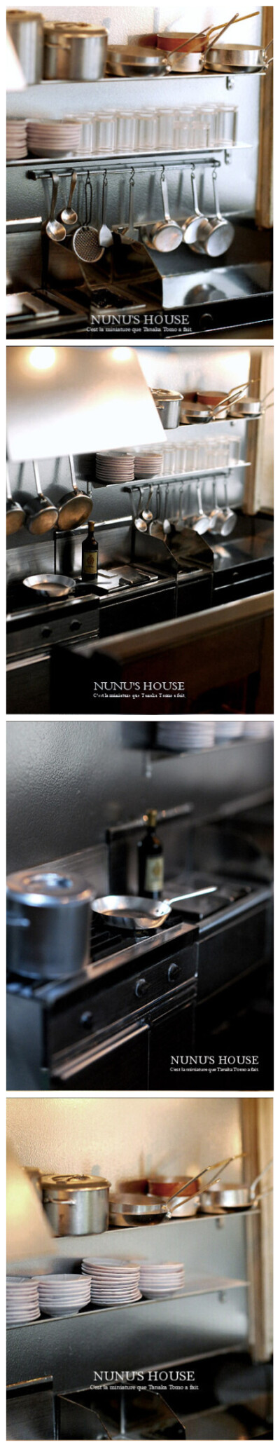 做工非常精致的日本牌子 【NUNU'S HOUSE】 【NUNU'S HOUSE】以制作12分的精美娃屋道具而闻名日本。只有手指大小的食物却异常精美。作者每次制作完成后，会发布到雅虎拍卖网进行贩卖，价格当然不菲。最新作品全部长宽…