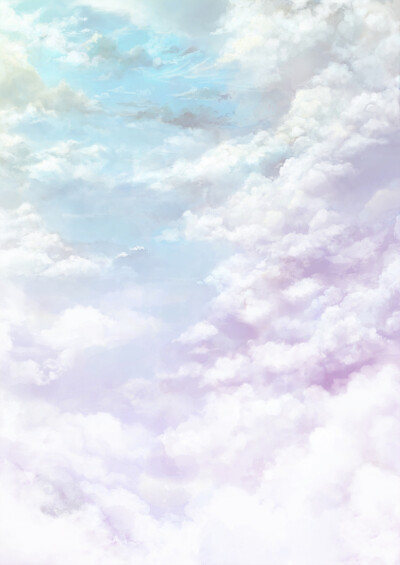 插画 壁纸 天空 风景 云