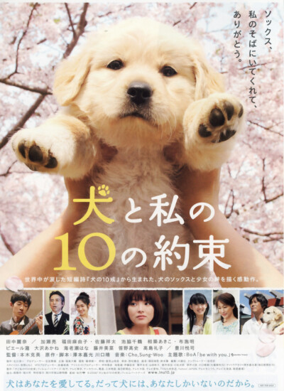 狗狗与我的十个约定 犬と私の10の約束 (2008) ·私にたくさん话しかけてください。人のことばは话せないけど、わかっています。 请多对我说话, 虽然我不会说人话, 可是我听的懂你的声音。·私は十年くらいしか生きら…