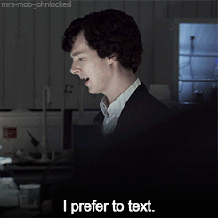 I prefer to text