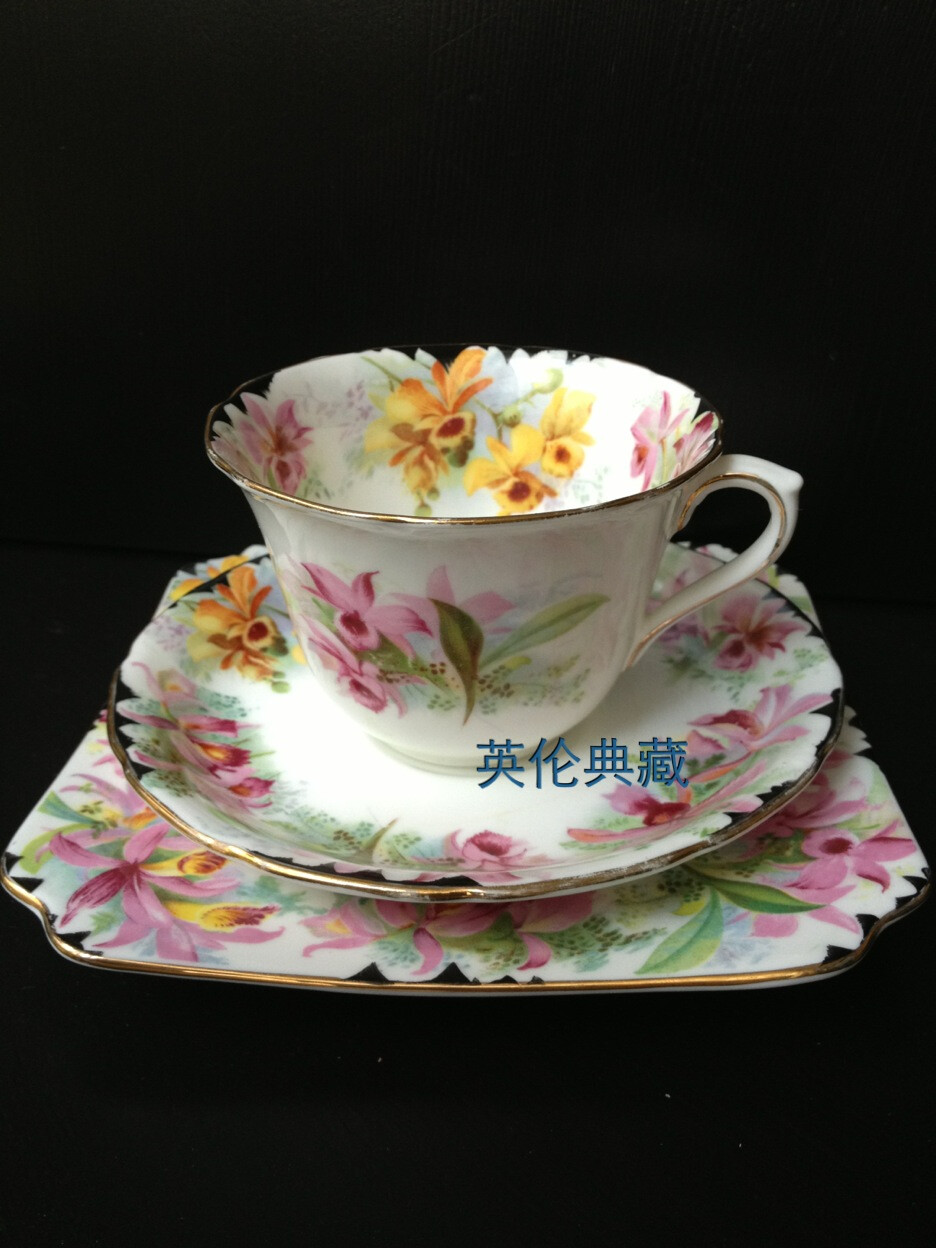 英国 Royal Doulton 1930年左右骨瓷杯组