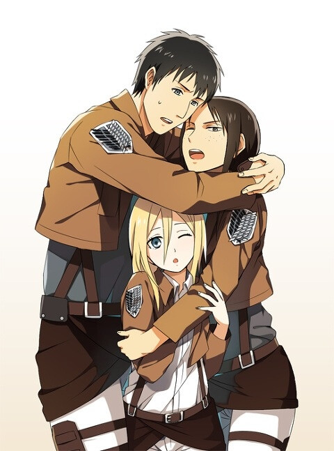 「进击的巨人」『進撃の巨人』贝特霍尔德 尤弥尔 赫里斯塔 ～三人组