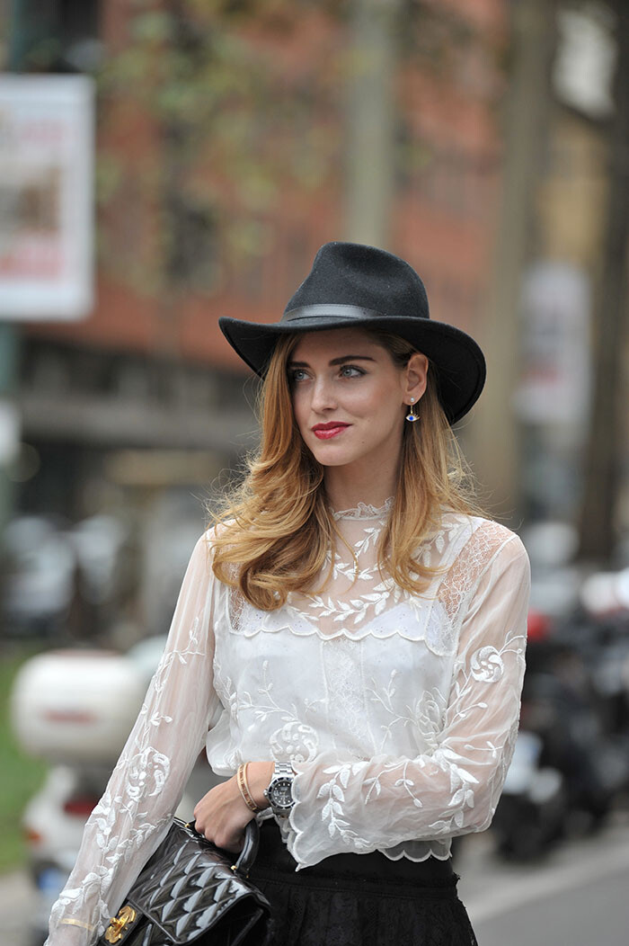 ❀意大利时尚博主 Chiara Ferragni ❀ Milan fashionweek day 1