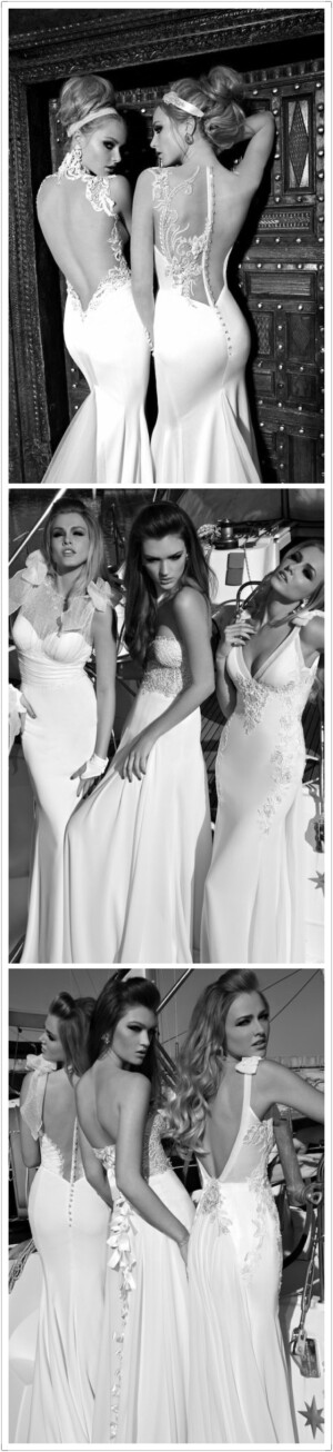 Galia Lahav 2013-2014婚纱系列：Galia Lahav，来自俄罗斯，发迹于以色列。她设计的婚纱以典雅复古著称