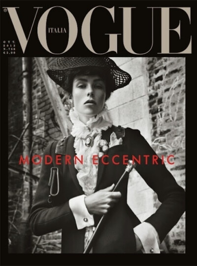 Edie Campbell/Vogue意大利版2013年10月号 时尚、封面、欧美