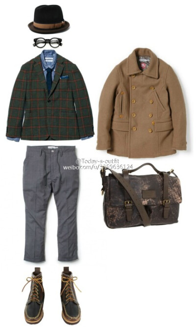 Gentleman. 西装衬衫领带：journal standard . 大衣&amp;西裤：nonnative . 鞋子：yuketen . 包：Marc by Marc Jacobs