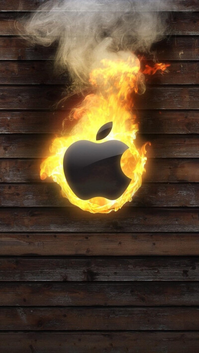 苹果着火了