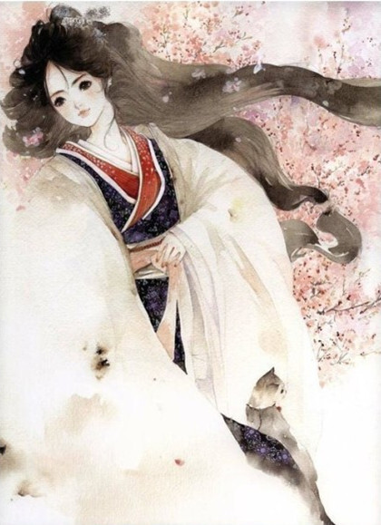 【中国风·花卉拟人】杏花
