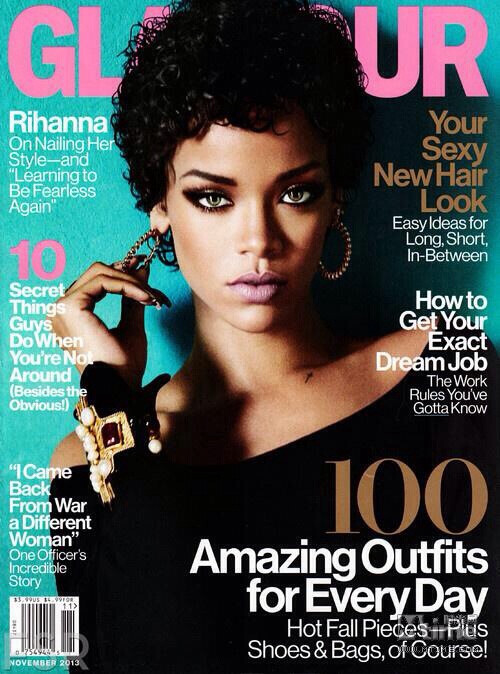 Rihanna/Glamour2013年11月號(hào) 時(shí)尚、封面、歐美