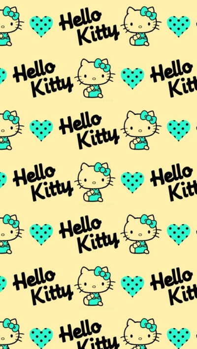 hello kitty iPhone5手机壁纸 平铺 素材 背景