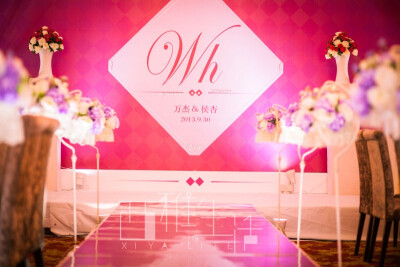 长沙西雅生活婚庆 西雅生活婚庆团队 又一力作，紫色主题 搭配小细节 抓住眼前的设计