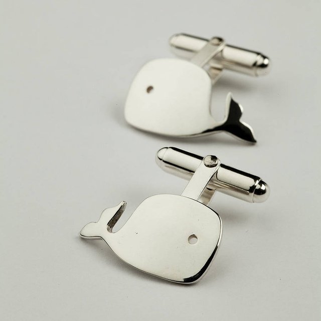 Whale Cufflinks $100