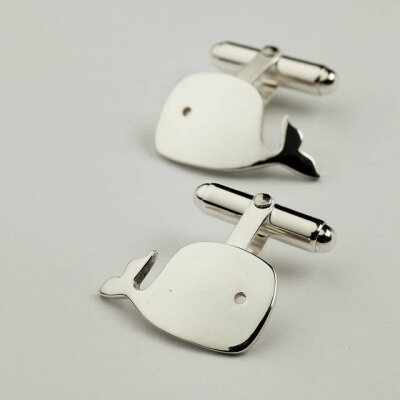 Whale Cufflinks $100