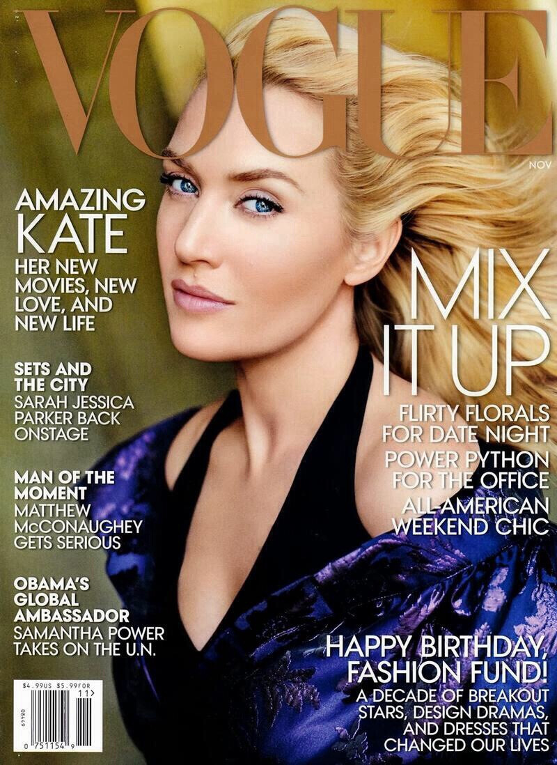 Kate Winslet/Vogue2013年11月号 时尚、封面、欧美