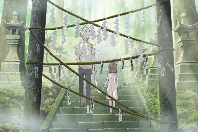 这是一段注定是充满悲伤的半人半妖与人类相爱的故事，在每一年的夏天，萤都会回到乡下，希望与阿银重聚。最终阿银因碰到人类而即将消失，然而阿银却笑了，对着萤说：“来吧！萤！我终于可以碰你了！”两人紧紧的拥抱…