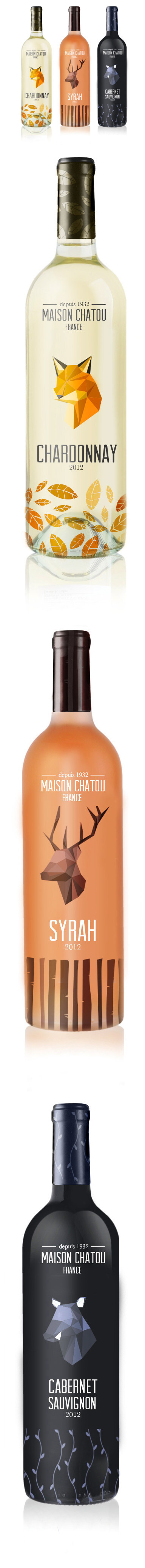 包装设计——MAISON CHATOU - French Wine