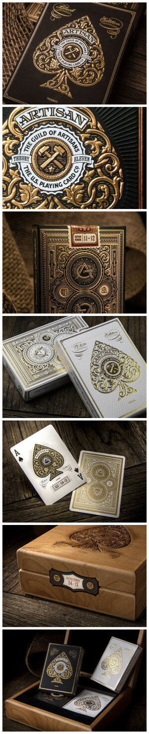 包装设计——Artisan Playing Cards 精美的纸牌