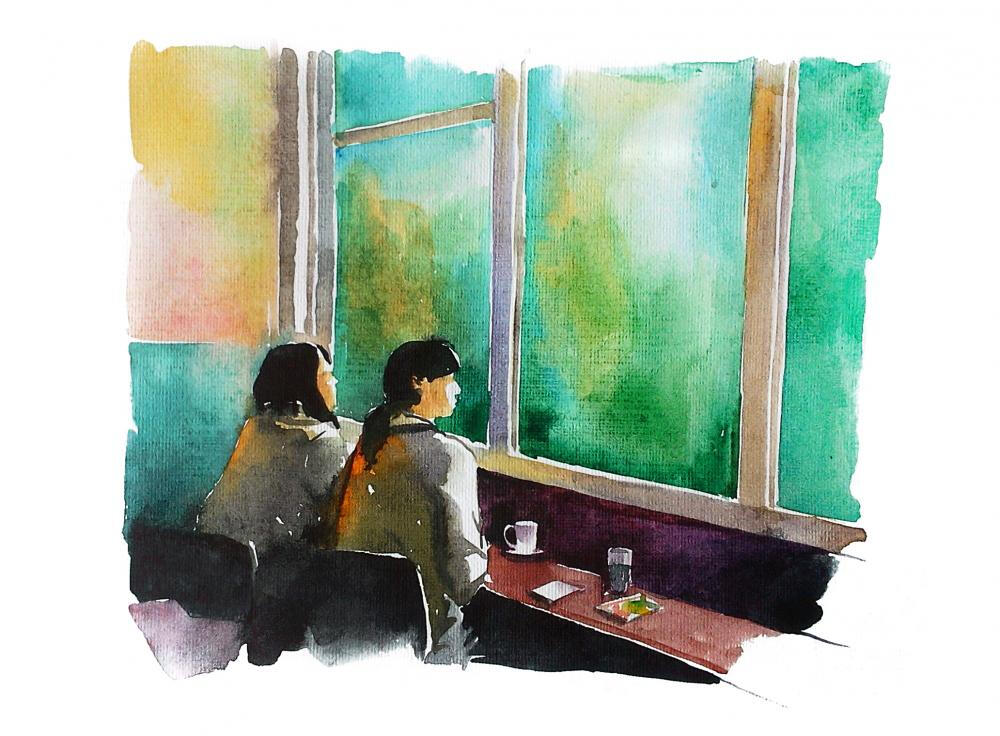 maliko vadarya的水彩画集——包含两个专辑《watercolor food》&amp;《city landscapes》水彩美食和城市风景，共收录93张图片。（画家主页：http://malikovadarya.com/portfolio）