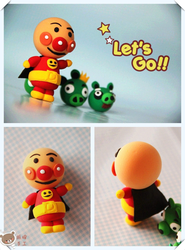 西镇一婶手工面包超人q版